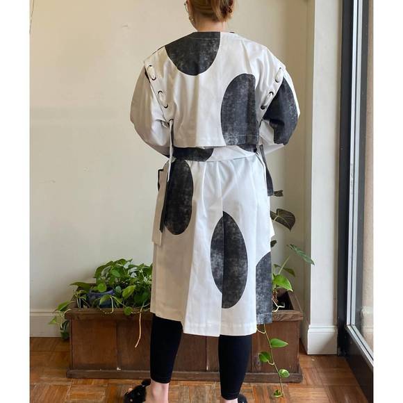 NEW MATTHILDUR canvas coat in lunar print - Picture 3 of 3